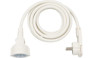 Cable de Extensión de Alimentación 3 m H05VV-F 3G1.5 IP20 Blanco - Brennenstuhl 1168980230