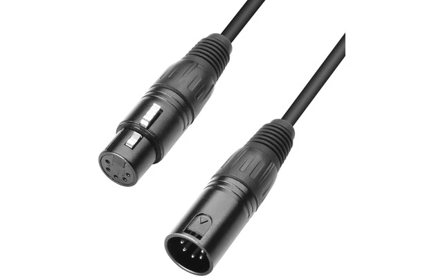 Cable DMX XLR de 5 polos  de 6m