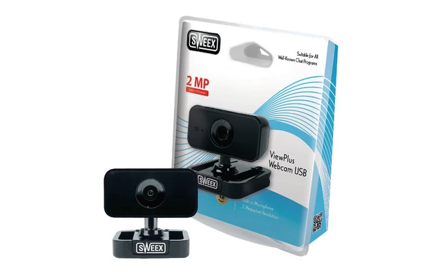 Webcam USB 2 MPixel 720p Plastic Black - Sweex WC070