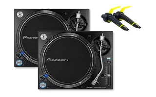 2x Pioneer DJ PLX-1000 + Ortofon Concorde Club MKii Twin