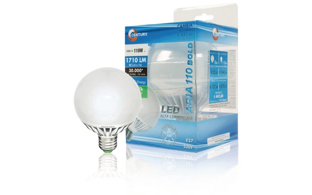 LED globo, 18 W, casquillo E27, 3000 K