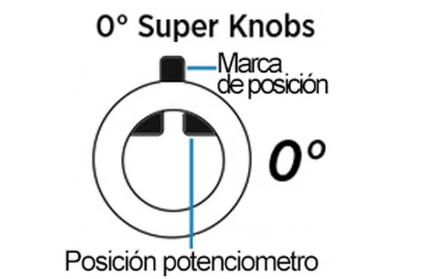 DJ Techtools Chroma Caps Super Knob 0º Amarillo