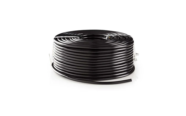 Cable de Seguridad CCTV BNC/CC - RG59 - 100 m - No incluye conectores - Nedis CCTVCA10BK999