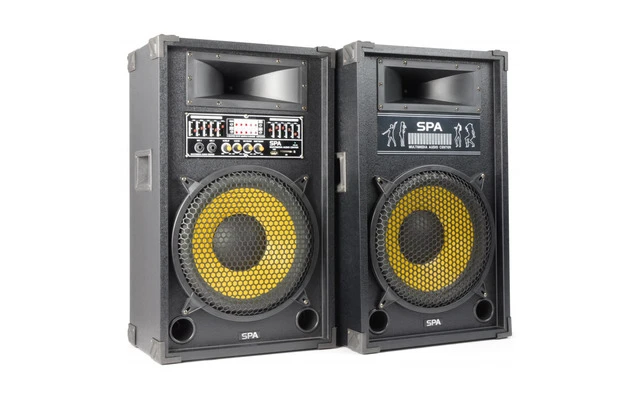 SkyTec SPA1200Y Sistema Altavoces Activo 12" karaoke SD/USB/MP3