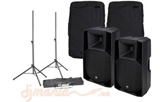 2x RCF ART 715 Mk4 + Fundas originales + Pareja de trípodes con funda