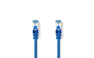 Cable de Red CAT6a SF/UTP - RJ45 Macho - RJ45 Macho - 3,0 m - Azul - Nedis CCGP85320BU30