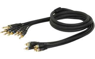 DAP Audio XGL35 - RCA/M > Jack mono, 8-vias 10 m 