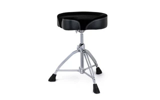 Mapex T865 Drum Throne Saddle Black Cloth Top