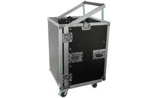 Power Dynamics PD-F12U8 Caja rack 19" con ruedas 12U frontal