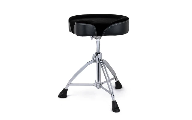 Mapex T865 Drum Throne Saddle Black Cloth Top