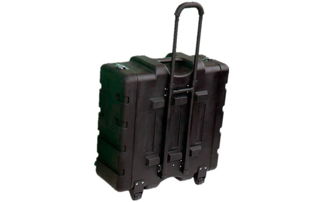 AMS AMR 2U Trolley - Rack de transporte ABS de 2 und Con ruedas de transporte