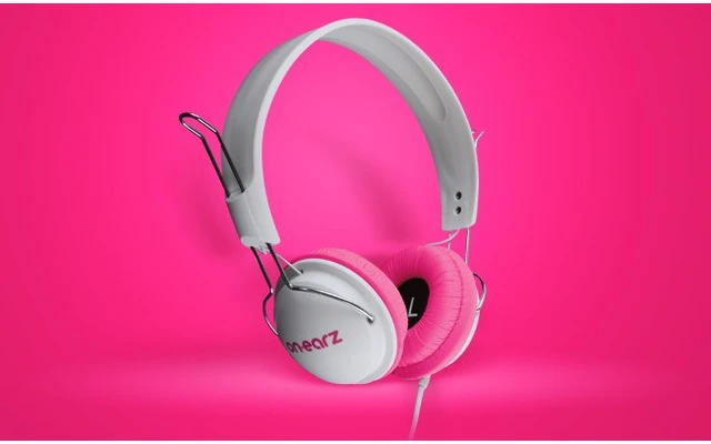 On-Earz Lounge White Fuchsia