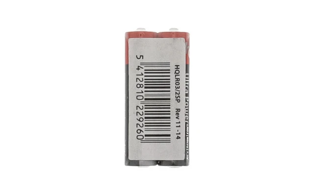 Paquete reducido de 2 pilas alcalinas AAA - HQ HQLR03/2SP