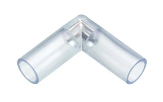 CONECTOR EN FORMA DE 'L' PARA MANGUERAS LUMINOSAS -Y MANGUERAS LUMINOSAS CON LEDs - 1 ud.