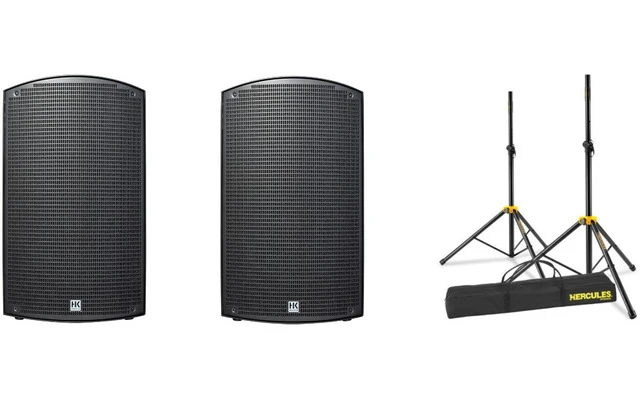 Pack Pareja HK Audio Sonar 115 Xi con Trípode
