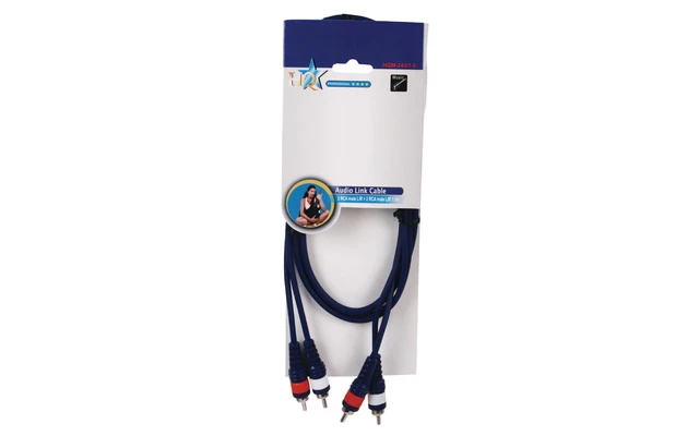 Cable instrumento rca-->rca 3m
