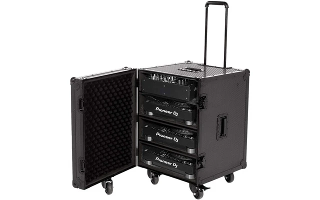 UDG Ultimate Flight Case 4 CDJ / Mixer Black Plus