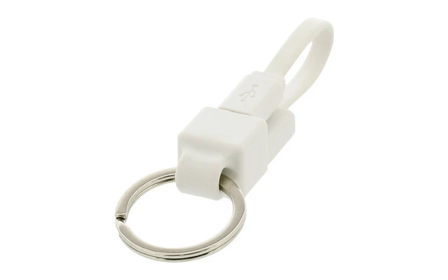Cable adaptador USB 2.0 A macho - micro B macho 0,10 m blanco