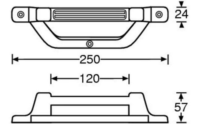 Adam Hall Hardware 3480 - Combinación Asa / Pie