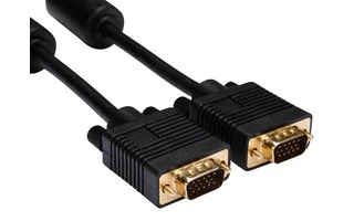Cable VGA/SVGA - cobre / básico / 20.0 m / dorado - macho >> macho