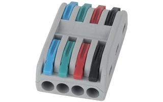 Showgear Conector de cable de 4 polos RGB - Hasta 16 A / 250 V