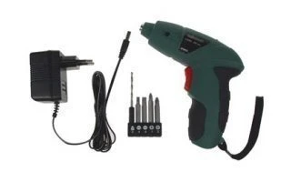 Destornillador en miniatura 4.8v recargable con 6 accesorios