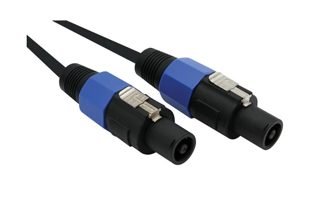 CABLE DE ALTAVOZ PROFESIONAL - 2x1.5mm² - 5m - CONECTOR MACHO DE