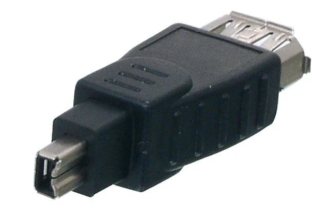 Adaptador FireWire 400 4-Pin 6-Pin Hembra