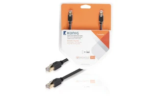 Cable de red FTP CAT6 de RJ45 macho a macho de 15,0 m en gris