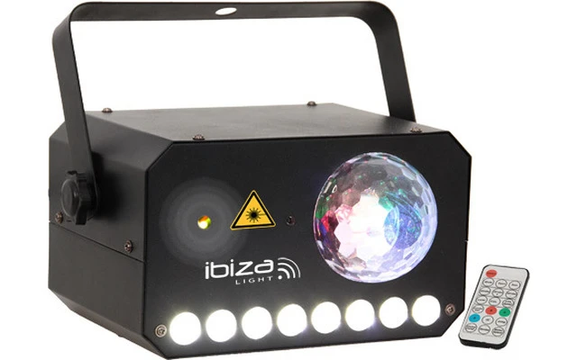 Ibiza Light CombiLAS 130mW + flash 8W