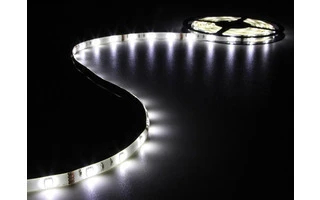 CINTA CON LEDs FLEXIBLE - COLOR BLANCO FRÍO - 150 LEDs - 5m - 12V