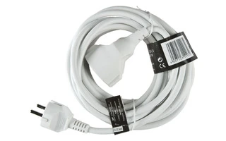 Power Extension Cable 3.00 m H05VV-F 3G1.5 IP20 White - Brennenstuhl 1164020
