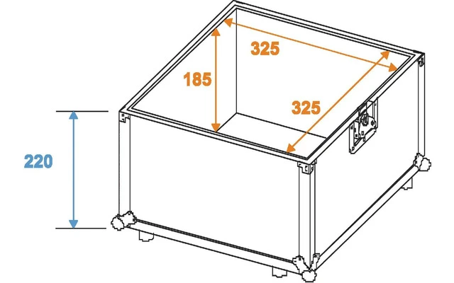 Roadinger Record Case Pro ALU 50/50