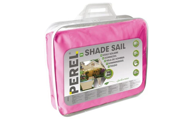 VELA DE SOMBRA CUADRADA - 3.6 x 3.6m, COLOR: FUCSIA