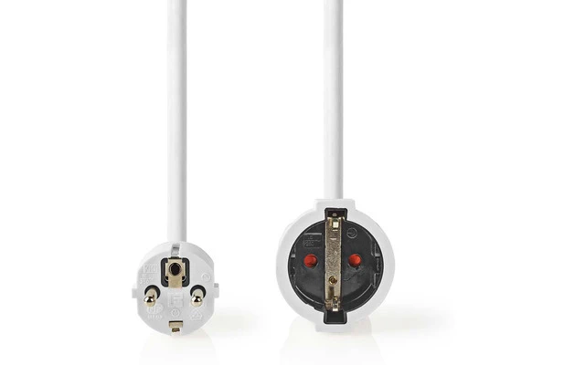 Cable de extensión M - F - Type F (CEE 7/7) - Toma de corriente - 5.0 m - 3680 W - 250 V - 50/60