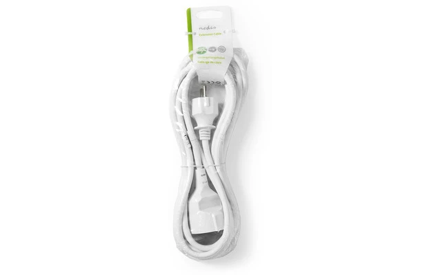 Cable de extensión M - F - Type F (CEE 7/7) - Toma de corriente - 5.0 m - 3680 W - 250 V - 50/60