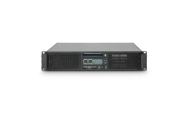 Ram Audio W 12000 DSP E Amplificador de PA 2 x 5900 W 2 Ohmios con Módulo DSP + Ethernet