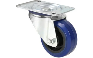 Adam Hall Hardware 372081 - Rueda giratoria 80mm azul