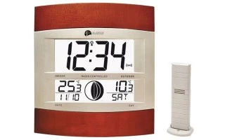 RELOJ DCF INALÁMBRICO CON VISUALIZACIÓN DE LA TEMPERATURA INTERI