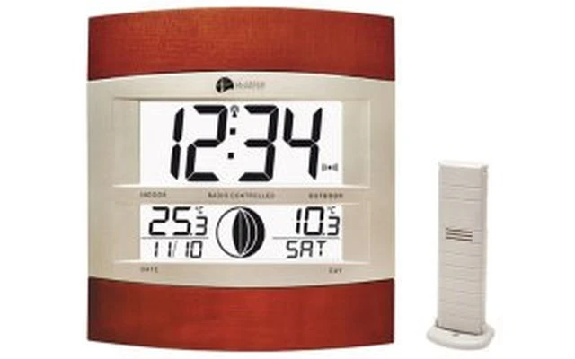 RELOJ DCF INALÁMBRICO CON VISUALIZACIÓN DE LA TEMPERATURA INTERI