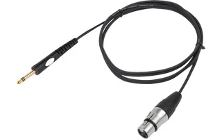 BST XLR Hembra a Jack Macho - 3 Metros