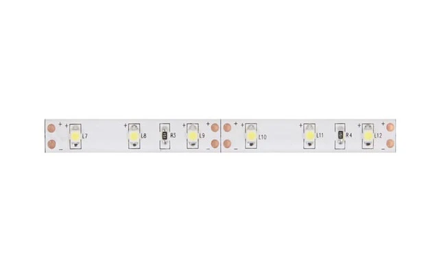 Juego con cinta de LEDs flexible y adaptador de red - color blanco frío - 300 LEDs - 5 m - 12 VD