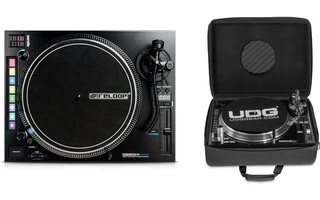 Reloop DJ RP-8000 MK2 + UDG Creator Turntable Hardcase Black