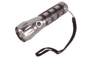 Linterna de aluminio con 6 LEDs/xenón