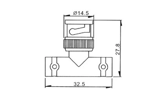 Conector BNC Macho a 2 x Conector BNC Hembra