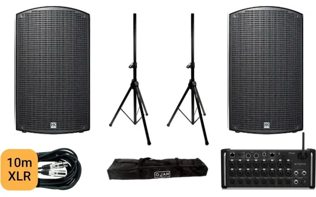 2x HK Audio Sonar 115Xi + Midas MR 18 + Oqan