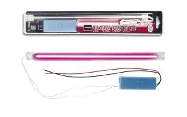 Tubo fluorescente de cátado frío + alimentación, 30cm, Rosa