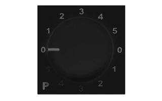Audac PC 3000 B Selector de Programa embutido en Pared negro