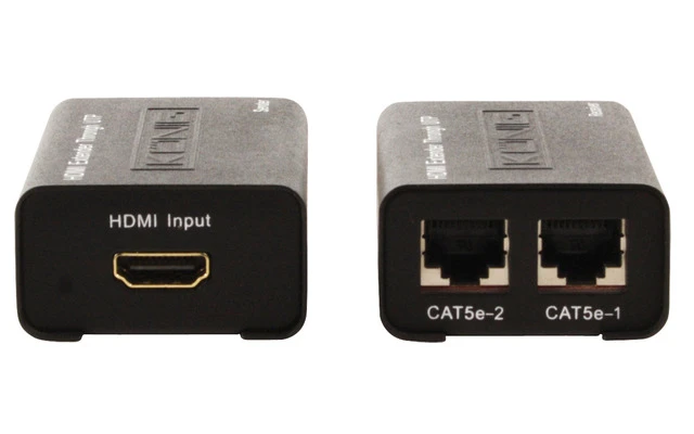 Extensor HDMI por Ethernet / RJ45 - 1 x Entrada HDMI - 2 x Salidas RJ 45