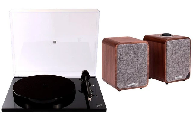 Rega Planar 1 Plus + Ruark Audio MR1 Mk2 Walnut